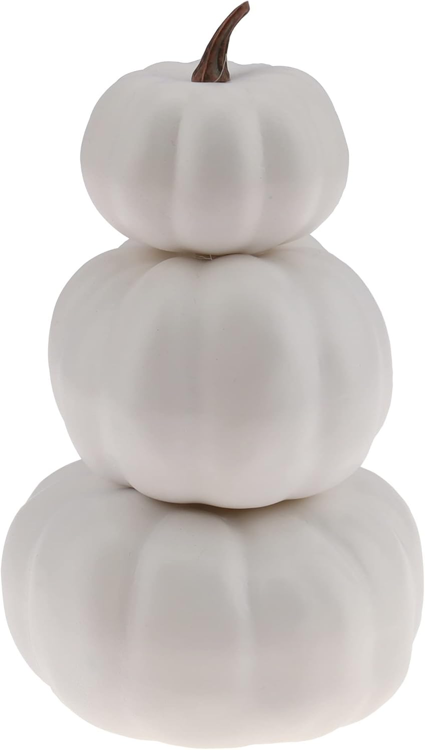 Gresorth Stacked Fake Pumpkin Decor Towel