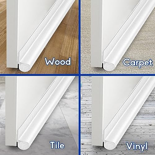 MAXTID 36 Inch Door Draft Stopper White Seal Strip