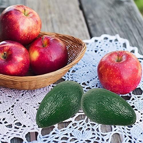 FOMIYES Plastic Artificial Avocado Set of 6