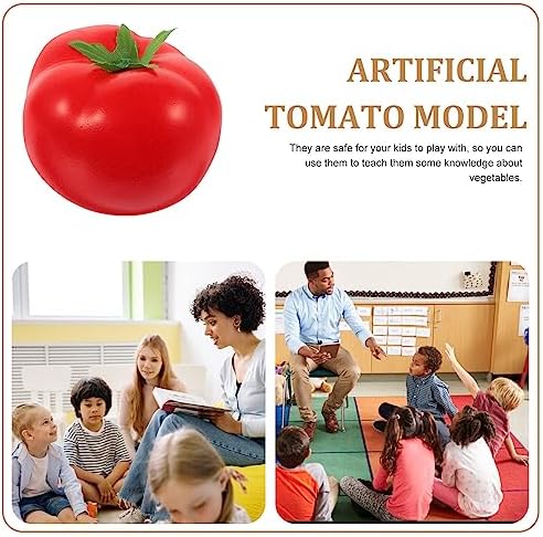 Zerodeko Artificial Tomatoes 4Pcs Realistic Decor