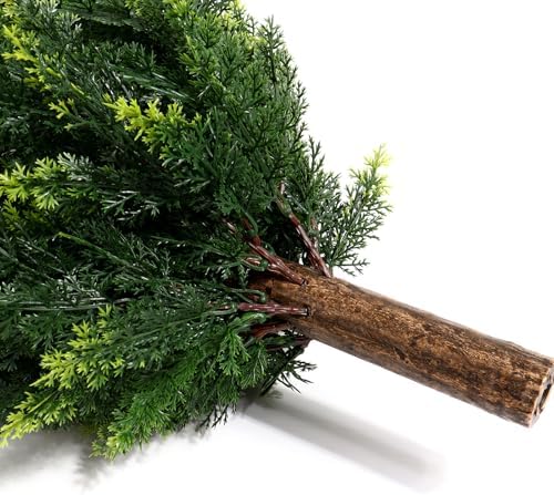 3ft Artificial Cedar Topiary Tree with Stakes Set of 2