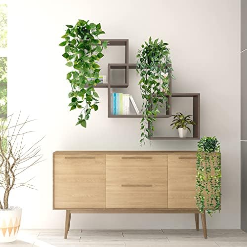 Sggvecsy 6 Pack Artificial Hanging Plants for Home Decor