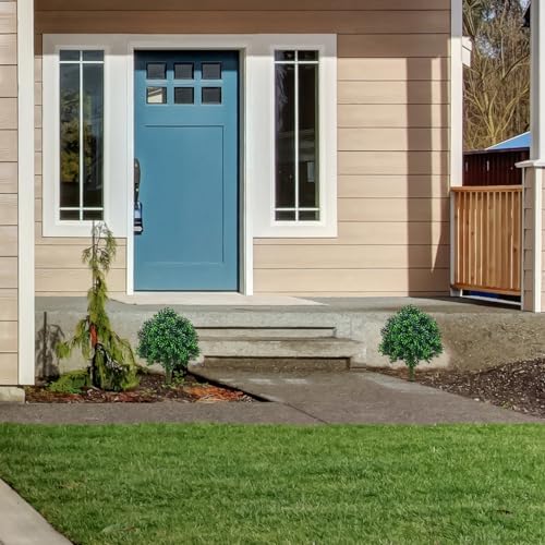 UNADRA Fake Bushes Artificial Shrubs Set UV Resistant 236 Inch Faux Plants