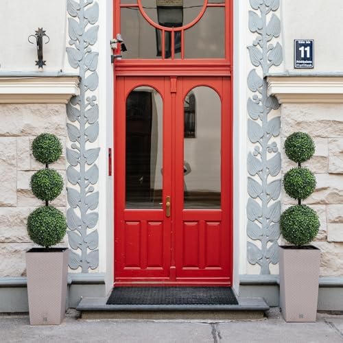Momoplant Artificial Topiary Triple Ball Boxwood Trees 33ft Outdoor 40inch