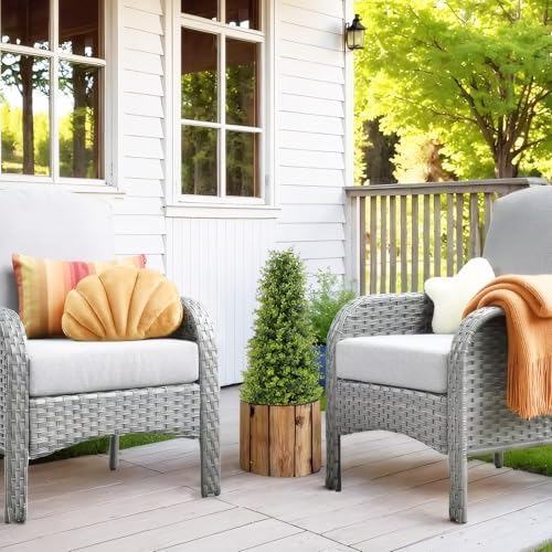 Binnny Flower 3ft Artificial Boxwood Topiary Set of 2