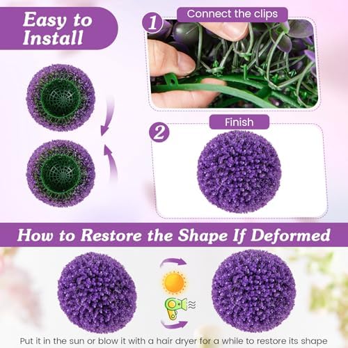 Goplus 175 Inch Artificial Topiary Balls Set of 2