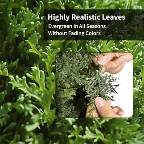 5 Ft Artificial Cedar Topiary Trees 2 Set