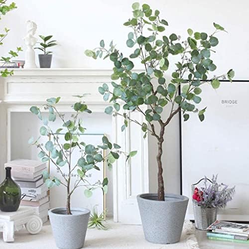 Eucalyptus Artificial Tree 90cm Plastic Pot Indoor Outdoor