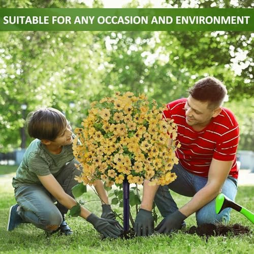 236in Artificial Violet Topiary Tree with Ground Spikes