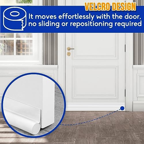 MAXTID 36 Inch Door Draft Stopper White Seal Strip