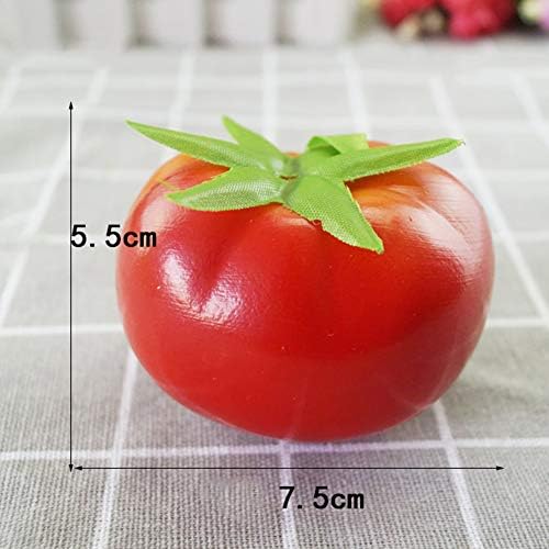 10Pcs Artificial Tomatoes for Home Decor and Photo Props