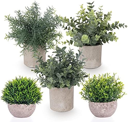 Lemonfilter 5 Pack Artificial Eucalyptus Plants