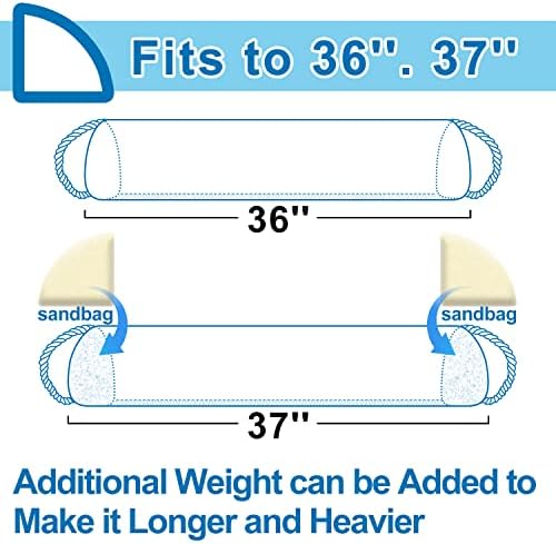 HomeProtect Under Door Draft Stopper 36 Inch Soundproofing Block