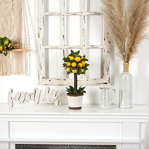 Nearly Natural Lemon Ball Topiary Arrangement 195x85x875