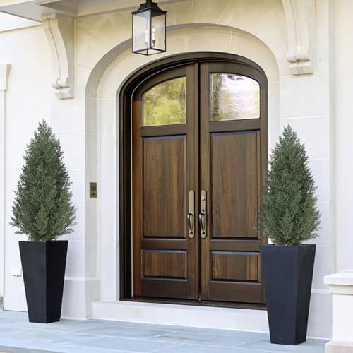 GarveeHome 3 Ft Artificial Cedar Trees Set of 2