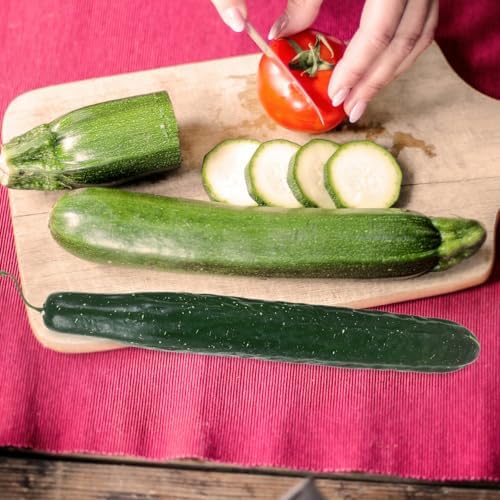 HOMSFOU 3Pcs Lifelike Green Cucumber Decor