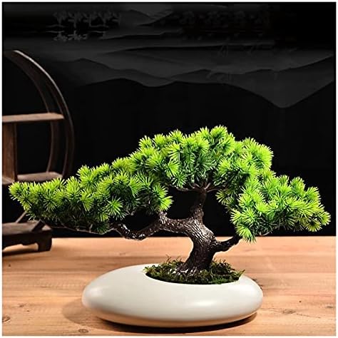 Artificial Pine Bonsai Tree 8-Inch Indoor Decor