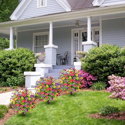 2 Pack 236 Inch Artificial Boxwood Topiary Trees