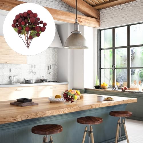 Realistic Simulated Bayberry Faux Fruit Decor