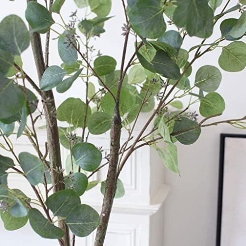 Eucalyptus Artificial Tree 90cm Plastic Pot Indoor Outdoor
