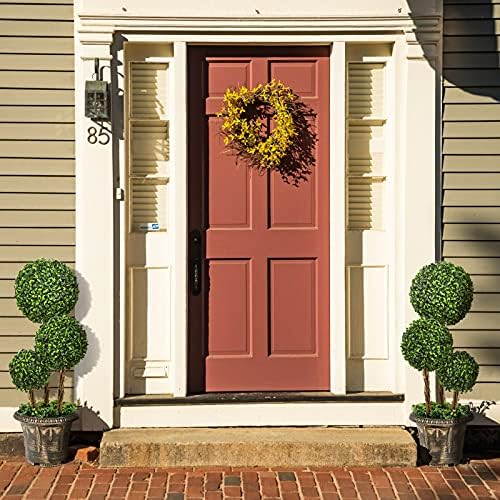 Goplus 25 Ft Artificial Boxwood Topiary Decor