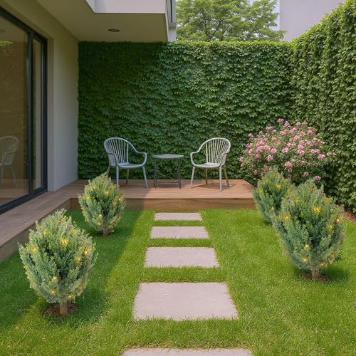 GarveeHome Artificial Cypress Shrub Trees 2 Pack