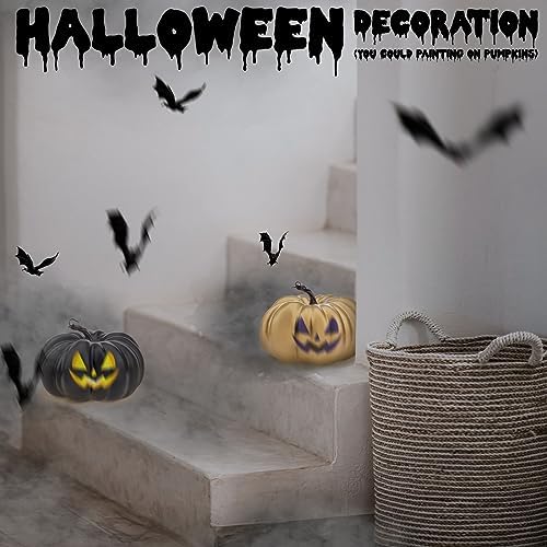 77 Inch Artificial Black Halloween Pumpkin Decoration
