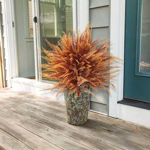 Artificial Ferns Topiary Trees for Outdoor Decor