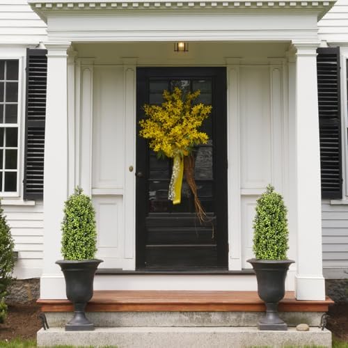 3ft Artificial Boxwood Topiary Trees Set of 2
