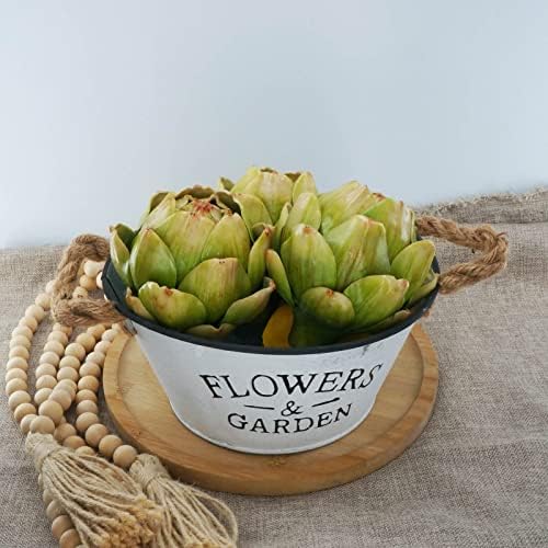 Large Green Artificial Artichokes for Decorations