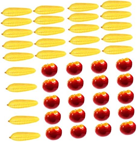MAGICLULU 40pcs Realistic Artificial Fruit and Vegetable Models