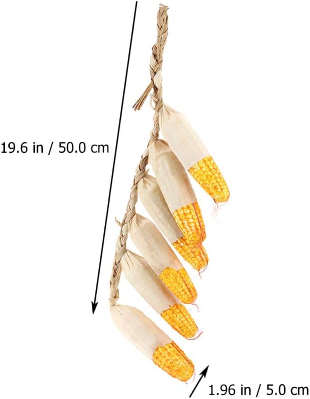2Pcs Artificial Corn String for Fall Decoration