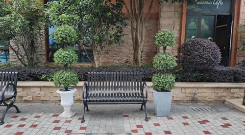 4ft Artificial Boxwood Topiaries UV Resistant 2 Pack