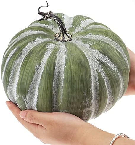 Woration 84 Inch Artificial Green Fall Pumpkin Decor