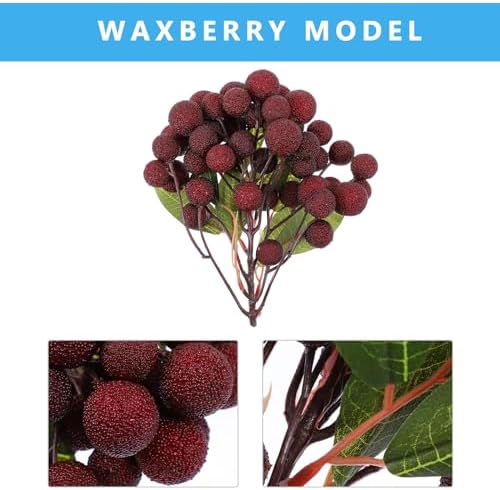 Realistic Simulated Bayberry Faux Fruit Decor