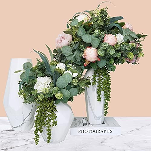 Winlyn Artificial Eucalyptus Leaves and Stems 10 PCS Set