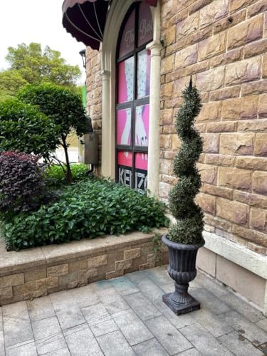 48 Inch Spiral Artificial Topiary Tree Set of 2
