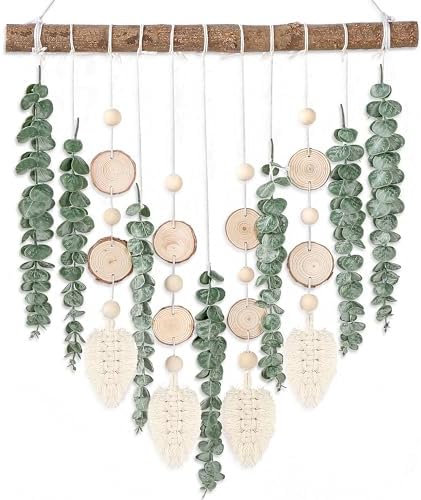 21 Inch Eucalyptus Wall Hanging Decor