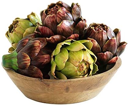 Artificial Artichoke Vegetables Wedding Decor Set of 6 Large Red