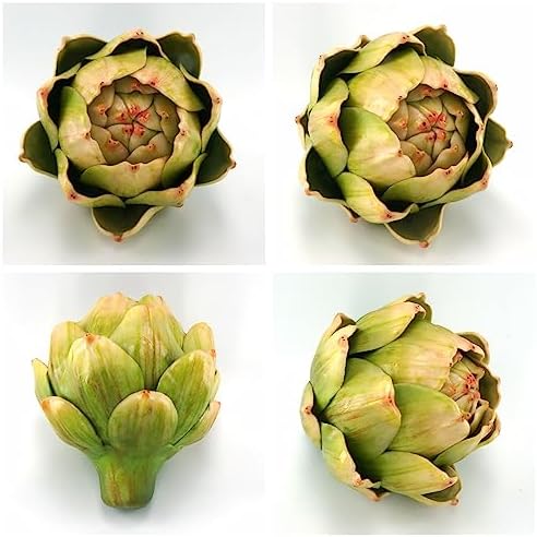 Large Green Artificial Artichokes for Decorations