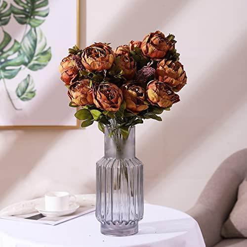Duovlo Artificial Peony Silk Flowers Wedding Home Decor