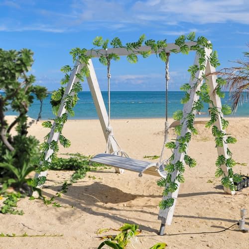 Dolicer 4Pcs Artificial Monstera Leaf Vines Hanging Garland