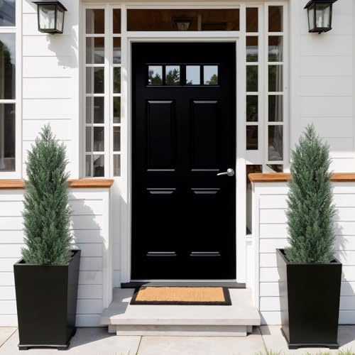 THE BLOOM TIMES 4ft Artificial Topiary Trees 2 Pack 1