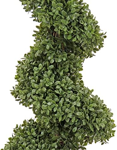 National Tree Company 44 Inch Artificial Boxwood Spiral Topiary