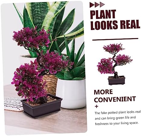 Artificial Bonsai Tree 36x32cm Pot Decor