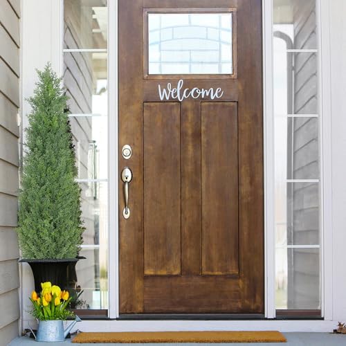 MANASENLUSH Artificial Cedar Topiary Trees 3FT Set of 2