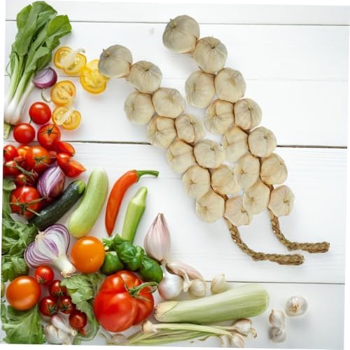 Alipis 2pcs Artificial Garlic Rope Decor