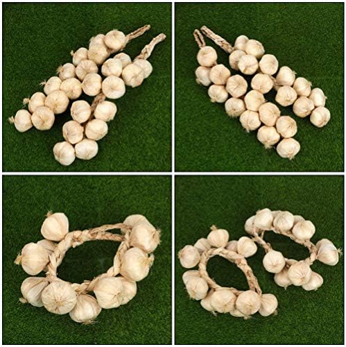 Hemoton 3pc Garlic Hanging Garland Photo Props