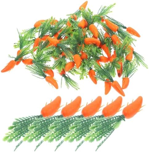 180pcs Realistic Fake Carrots for Party Decorations