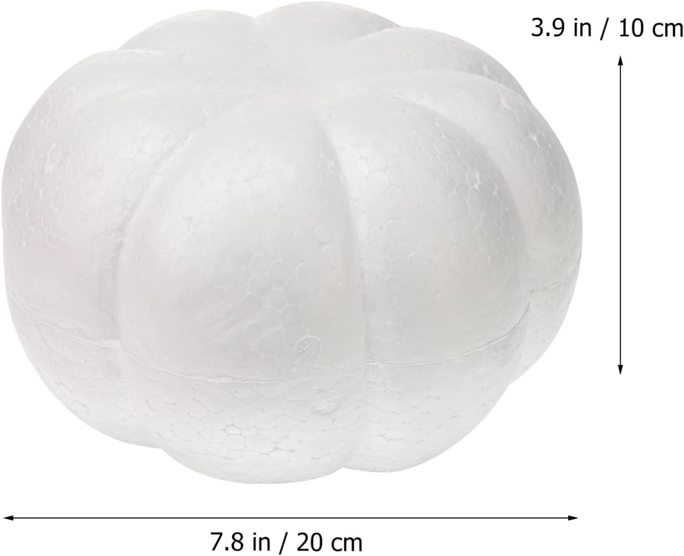 White Foam Pumpkins for Halloween and Fall Decor